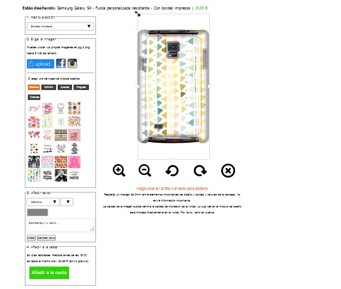 Handyhülle bedrucken Handy Case selbst gestalten