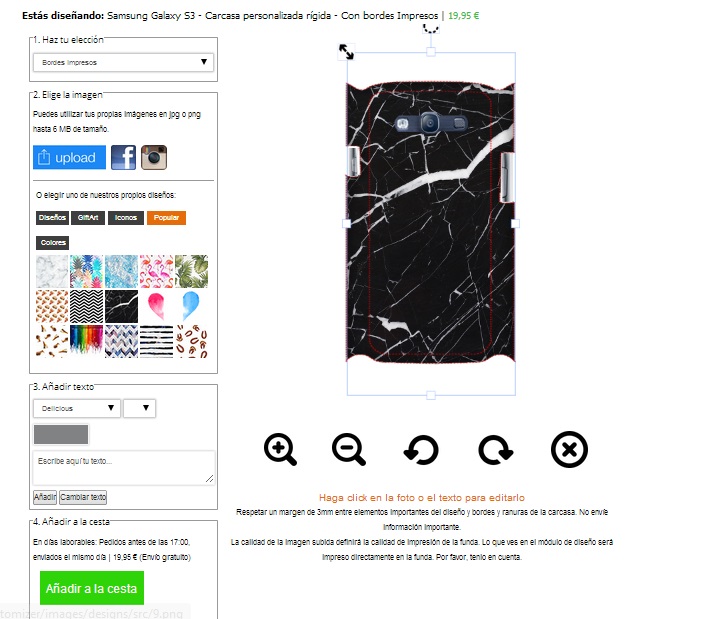 Galaxy S3 selber machen Samsung Galaxy S3 Fotohülle