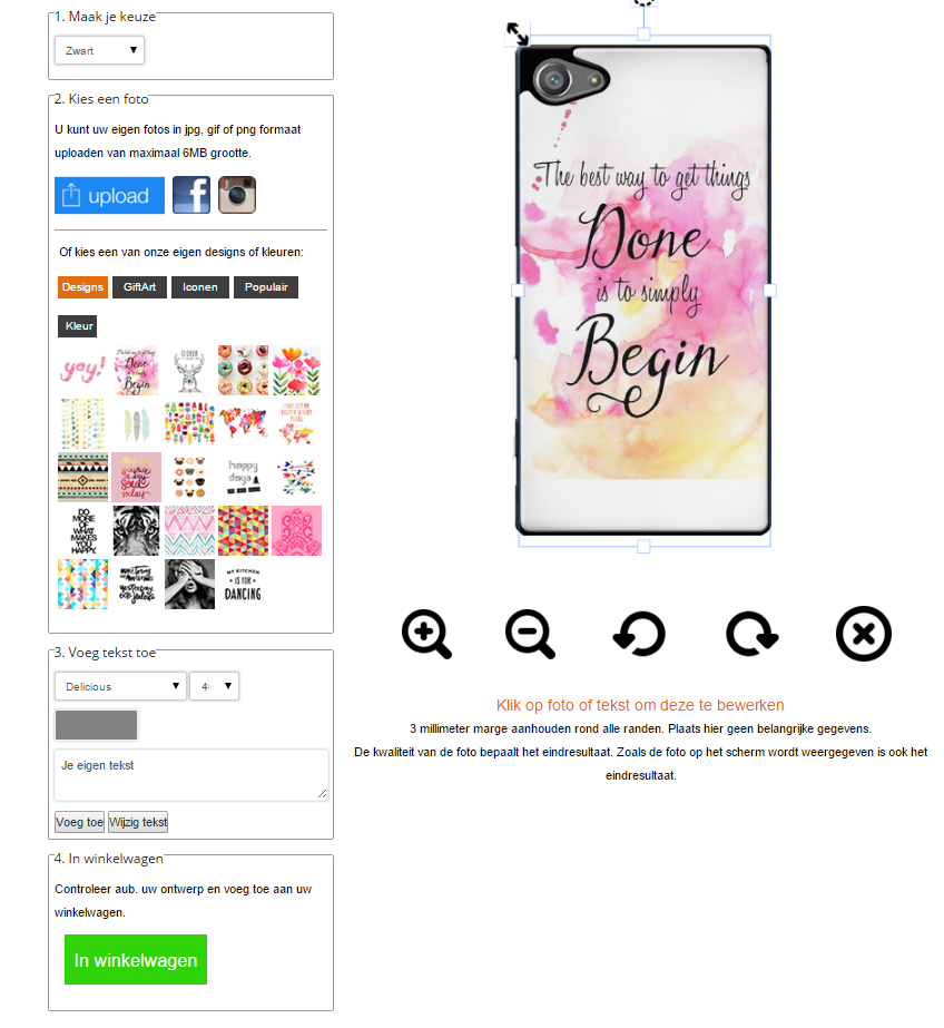 Z5 Compact Hardcase mit Foto Z5 Compact Hülle selbst gestalten mit Foto