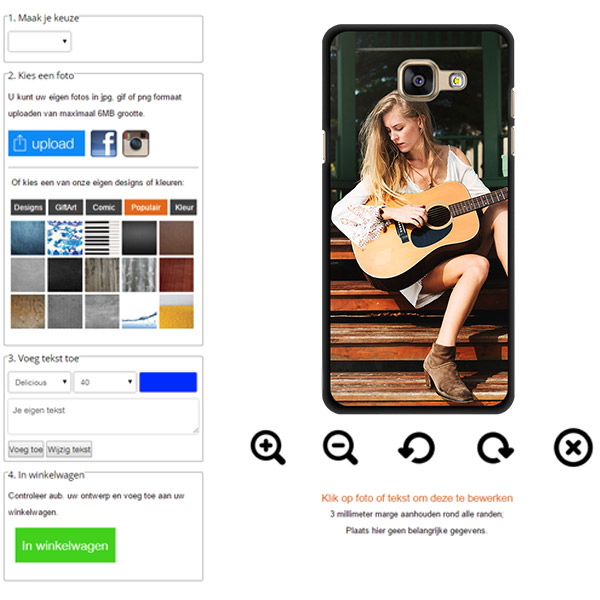 Galaxy A3 Hülle gestalten