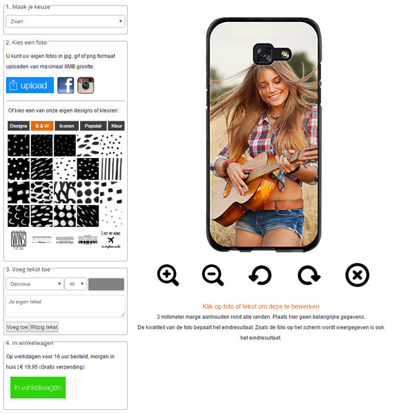 Galaxy A5 2017Handyhülle selbst gestalten