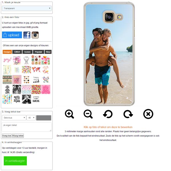 Galaxy A5 Handyhülle selbst gestalten