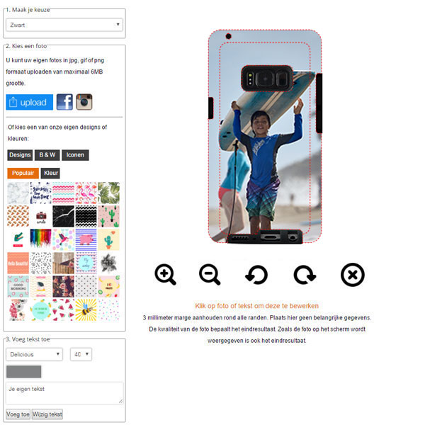 S8 Tough Case mit Foto S8 Hülle selbst gestalten
