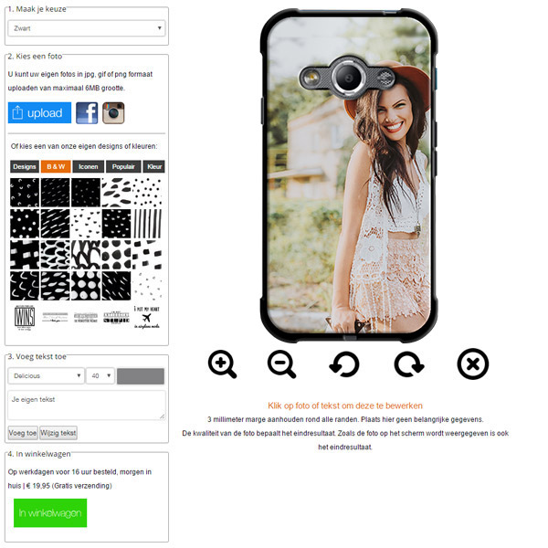 Galaxy Xcover 3 Handyhülle selbst gestalten Galaxy