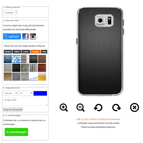 Handyhülle gestalten Galaxy S6 Softcase selbst gestalten