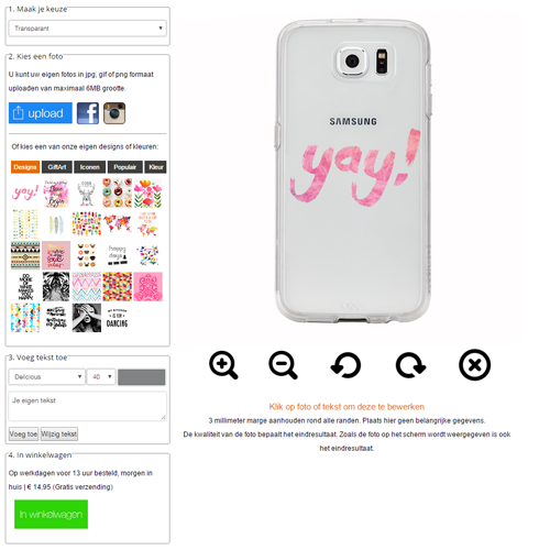 Selbst gestaltetes S7 Case. Kostenloser & schneller Versand!