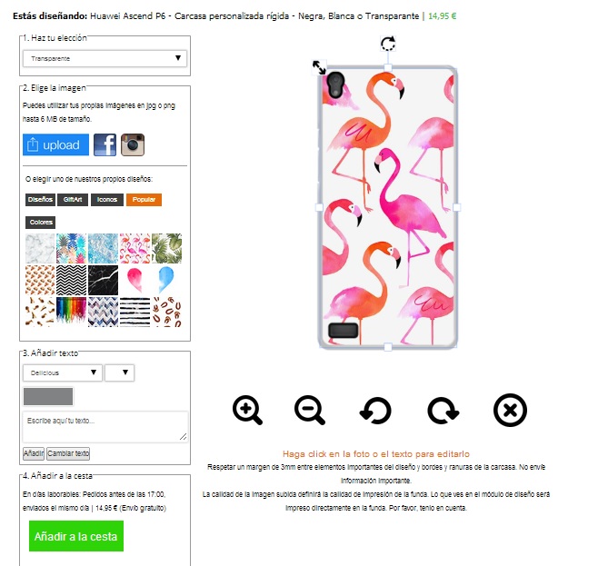 Individuelles P6 Hardcase Huawei Ascend P6 Hülle selbst gestalten