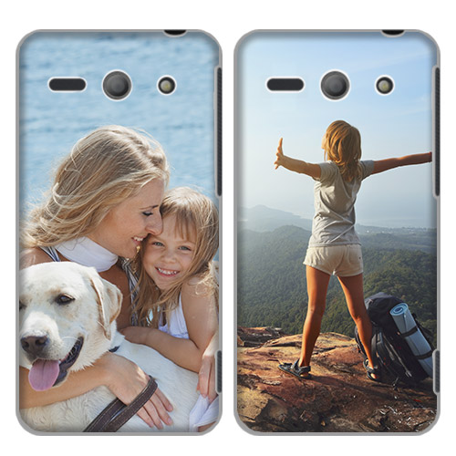 Huawei Y530 Handyhüllen mit Foto Huawei Y530 Hülle gestalten (weiß)