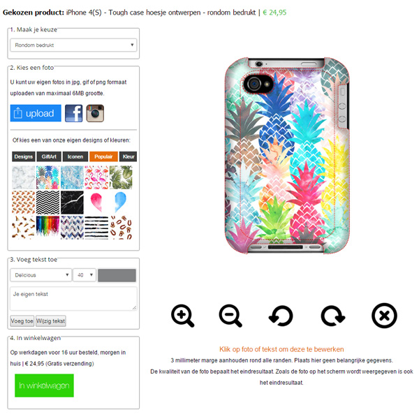 Individuelles iPhone 4 Tough Case iPhone 4 Hülle selbst gestalten