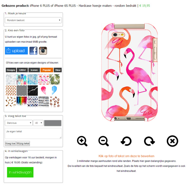 Verlängere die Lebensdauer von deinem iPhone 6S! Rundum bedruckte iPhone 6 Handyhülle selbst gestalten