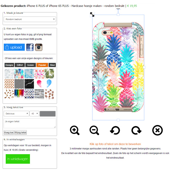 iPhone 6 rundum bedrucken iPhone 6S+ rundum bedruckt