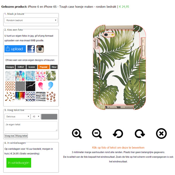 iPhone 6 Fotohülle iPhone 6 Tough Case mit Foto