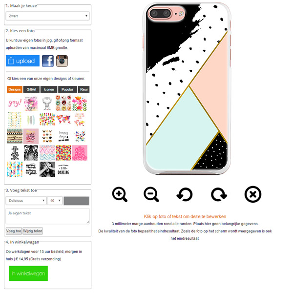 iPhone 7 Plus Softcase selbst gestalten
