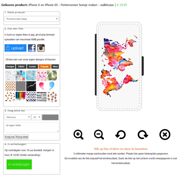 iPhone 7 PLUS Wallet Case gestalten