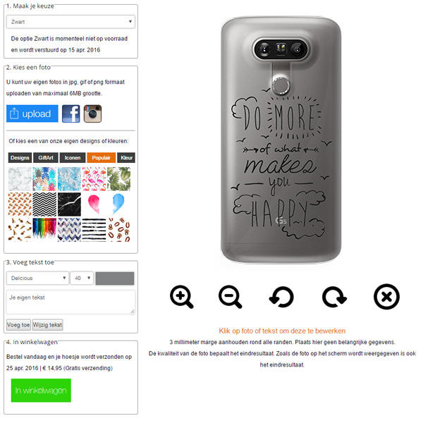 LG G5 Hardcase personalisiert G5 Handyhülle mit Foto
