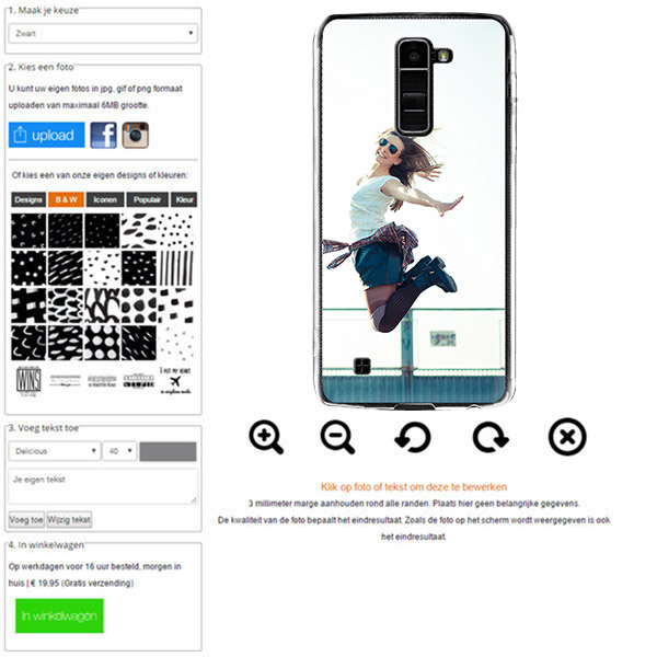 LG K10 Silikonhülle mit Foto LG K10 Silikonhülle mit Foto