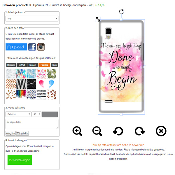 Große Markenauswahl für beinahe alle Handymodelle. Design für eine LG Optimus L9 Hülle erstellen!
