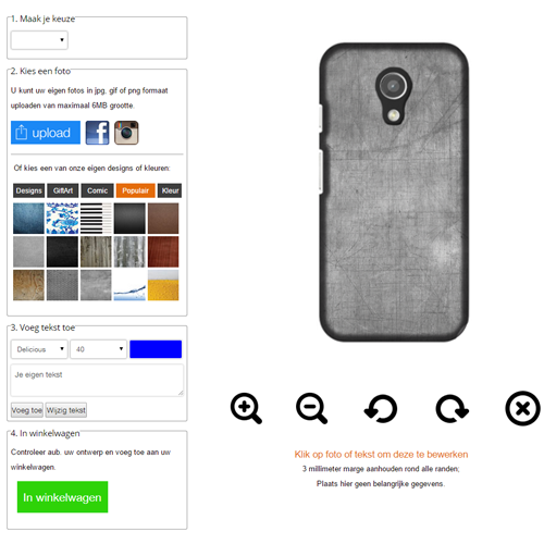 Jetzt Design erstellen! Individuelle Motorola G (2nd Gen) Handyhülle selbst gestalten