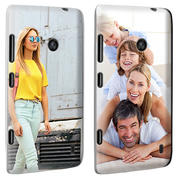 Nokia Lumia 520 Hülle selbst gestalten mit Foto Nokia Lumia 520 Hardcase Handyhülle mit Foto in schwarz, weiß oder transparent