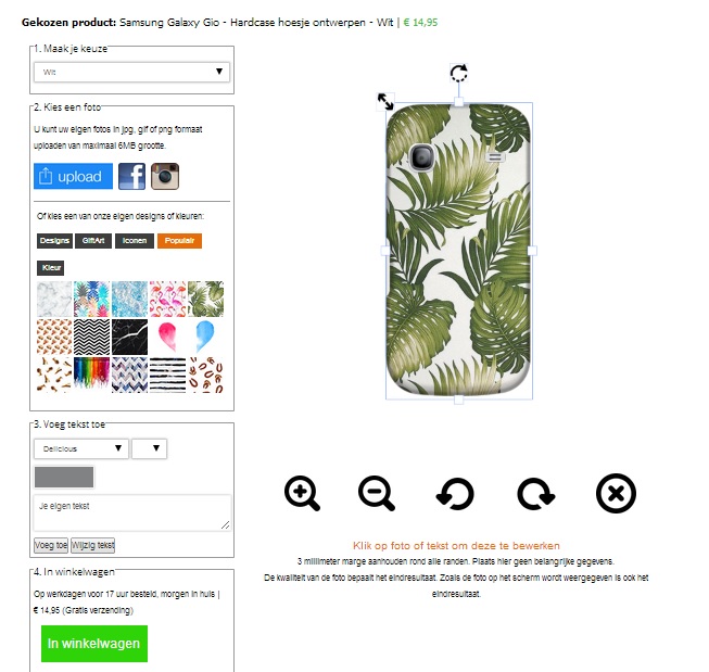 Jetzt eine Samsung Gio Hülle mit deinem eigenen Foto bedrucken lassen! Individuelle Galaxy Gio Handyhülle