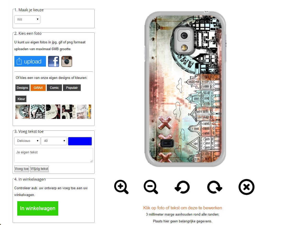 Handy Case selbst gestalten S5 Mini Hardcase mit Foto