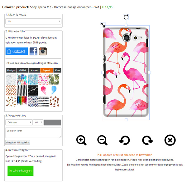 Einzigartiges M2 Case - das ideale Geschenk! Xperia M2 Hülle selbst gestalten