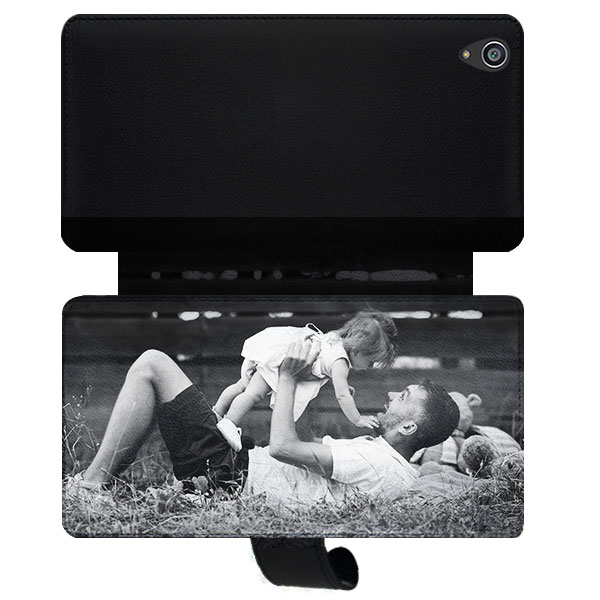 Sony Z3 Plus Walletcase mit Foto selbst gestalten Xperia Z3+ Hülle selbst gestalten